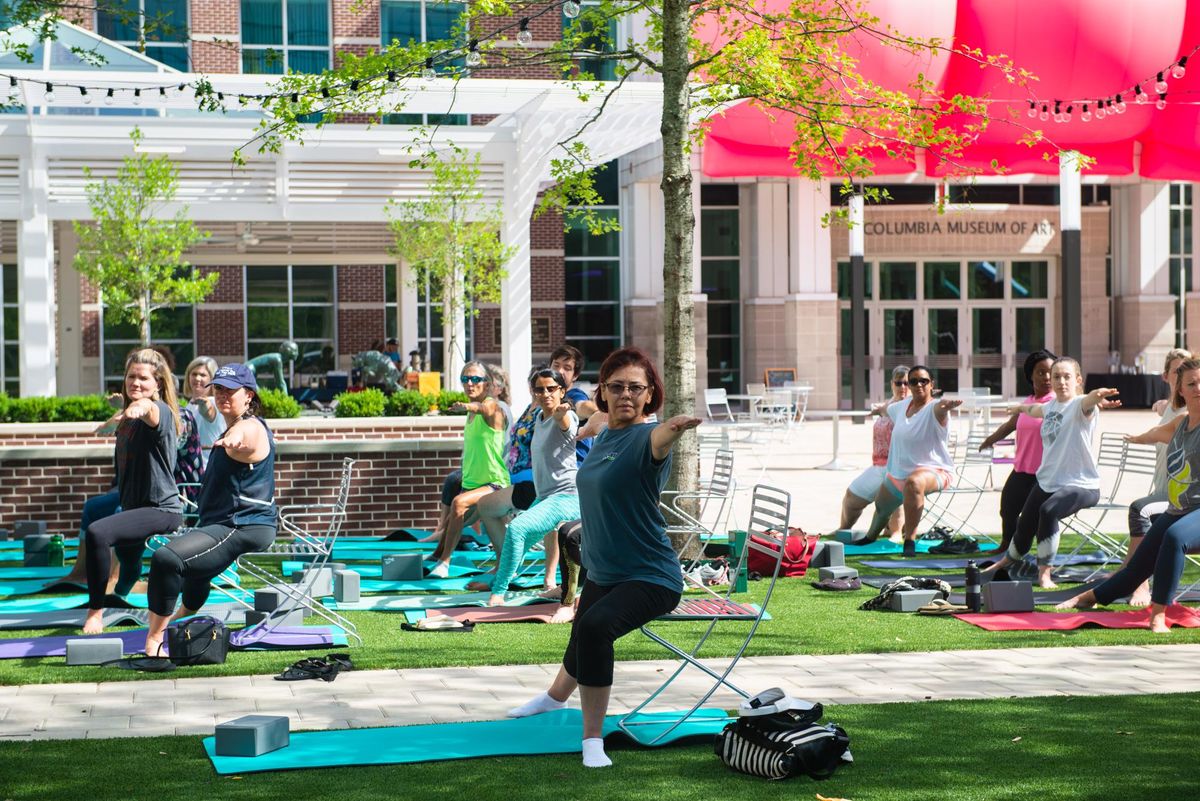 Evening Yoga on Boyd Plaza