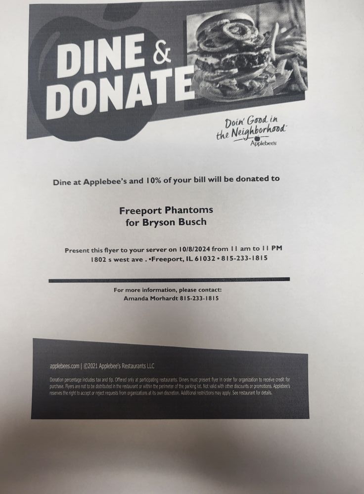 Dine to Donate for Bryson Busch