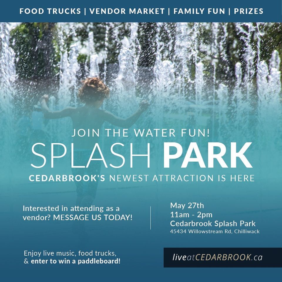 Splash Park Grand Opening