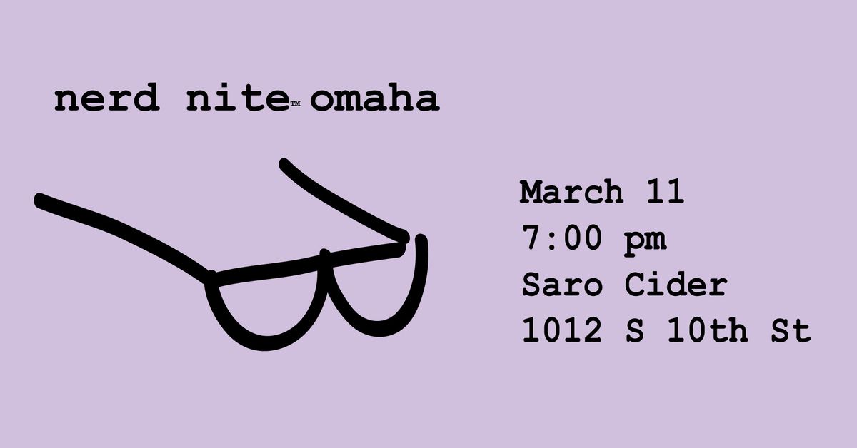 March Nerd Nite