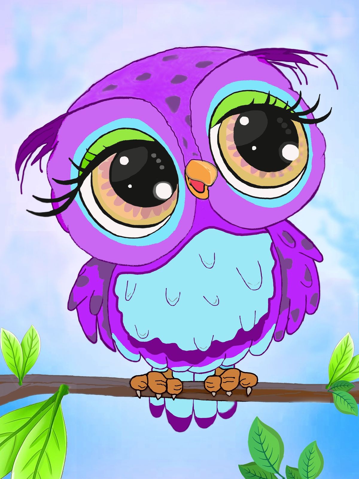Paint Baby Owl