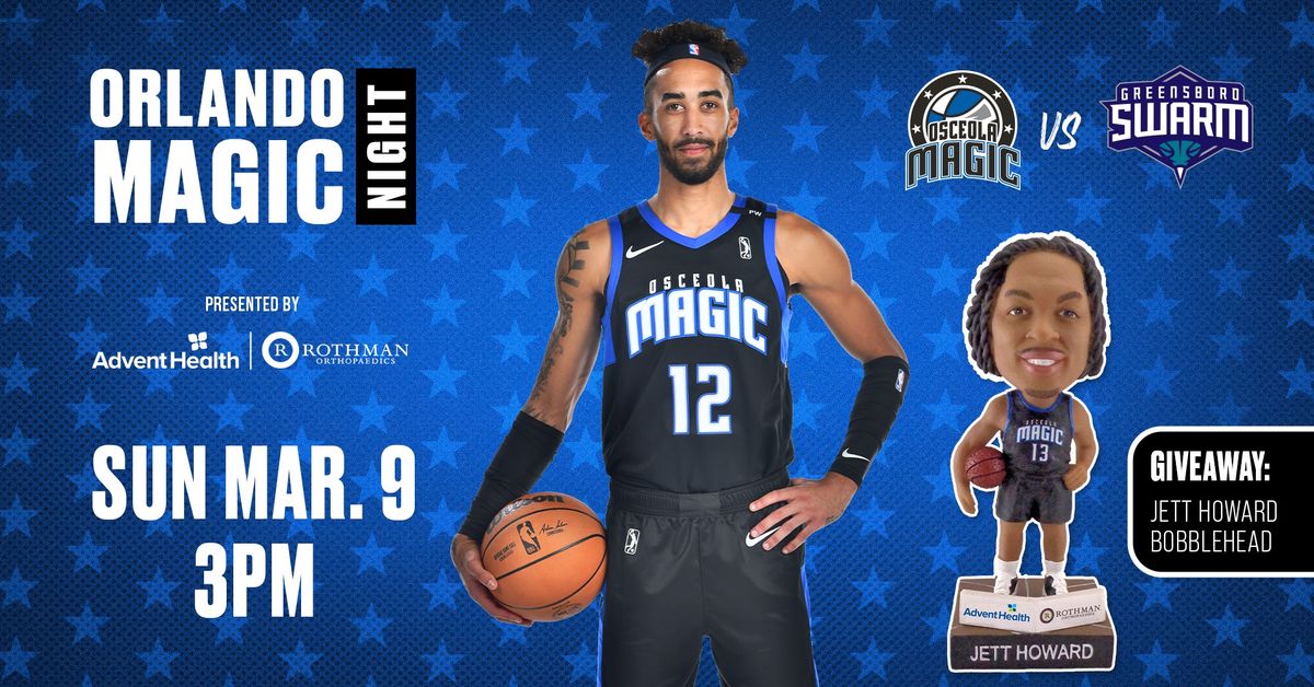 Osceola Magic vs. Greensboro Swarm \u2014 Game Day