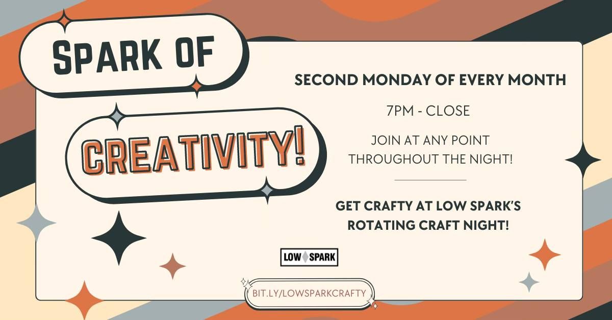 Spark of Creativity: Craft Night at Low Spark