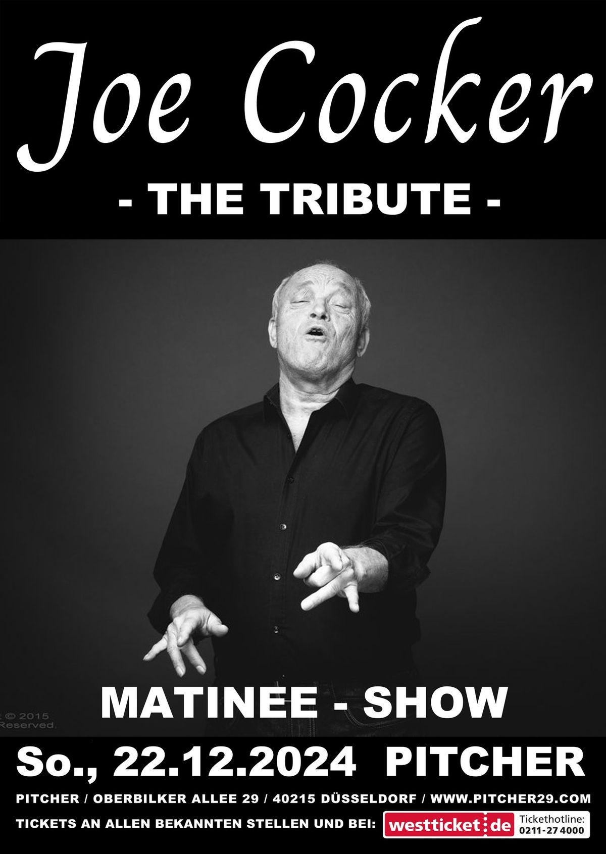 JOE COCKER - THE TRIBUTE - "MATINEE SHOW"