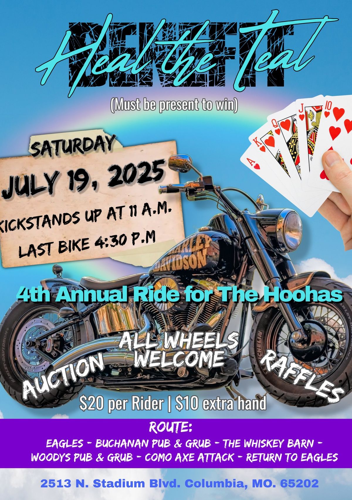 4th Annual Ride for the Hoohas