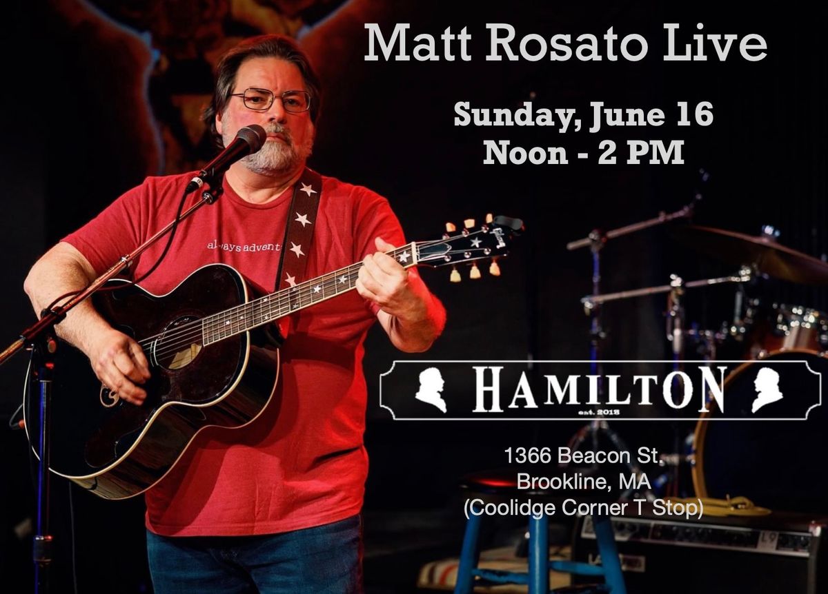 Matt Rosato Live @ Hamilton