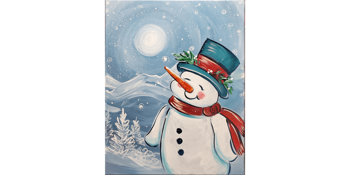 Happy Snowman - Paint and Sip in Cincinnati | Classpop!\u2122