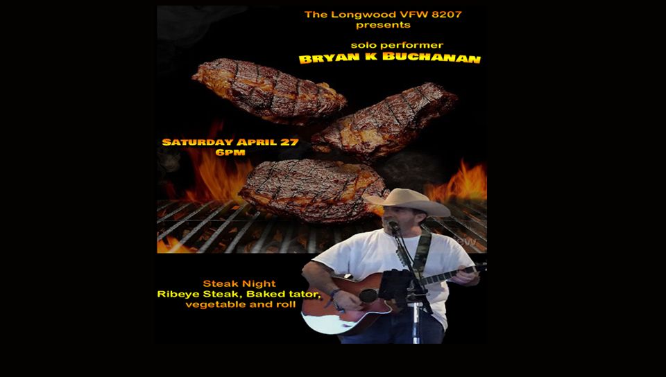 Longwood VFW Steak Night with Live Music