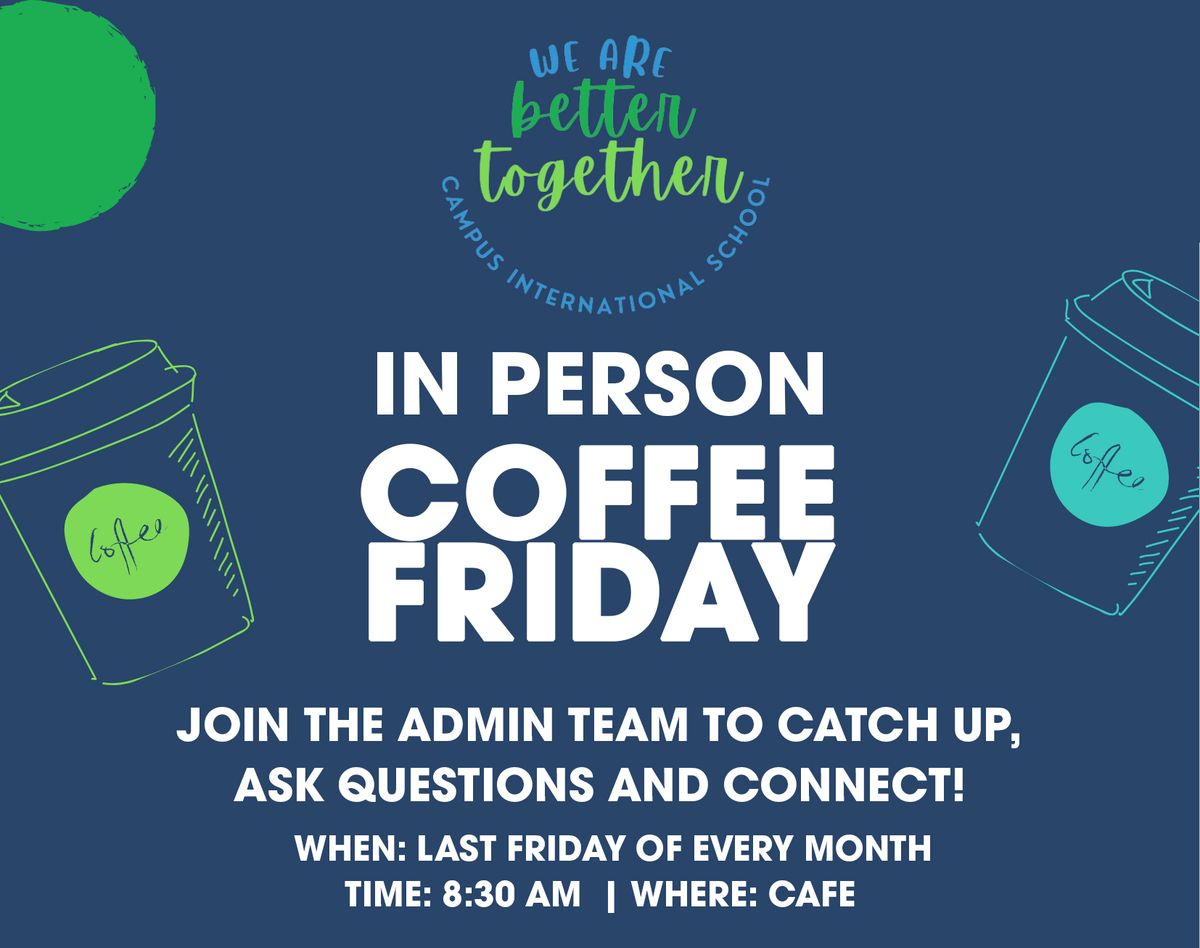 Coffee with Admins - Monthly Meetings