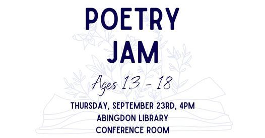 Teen Poetry Jam