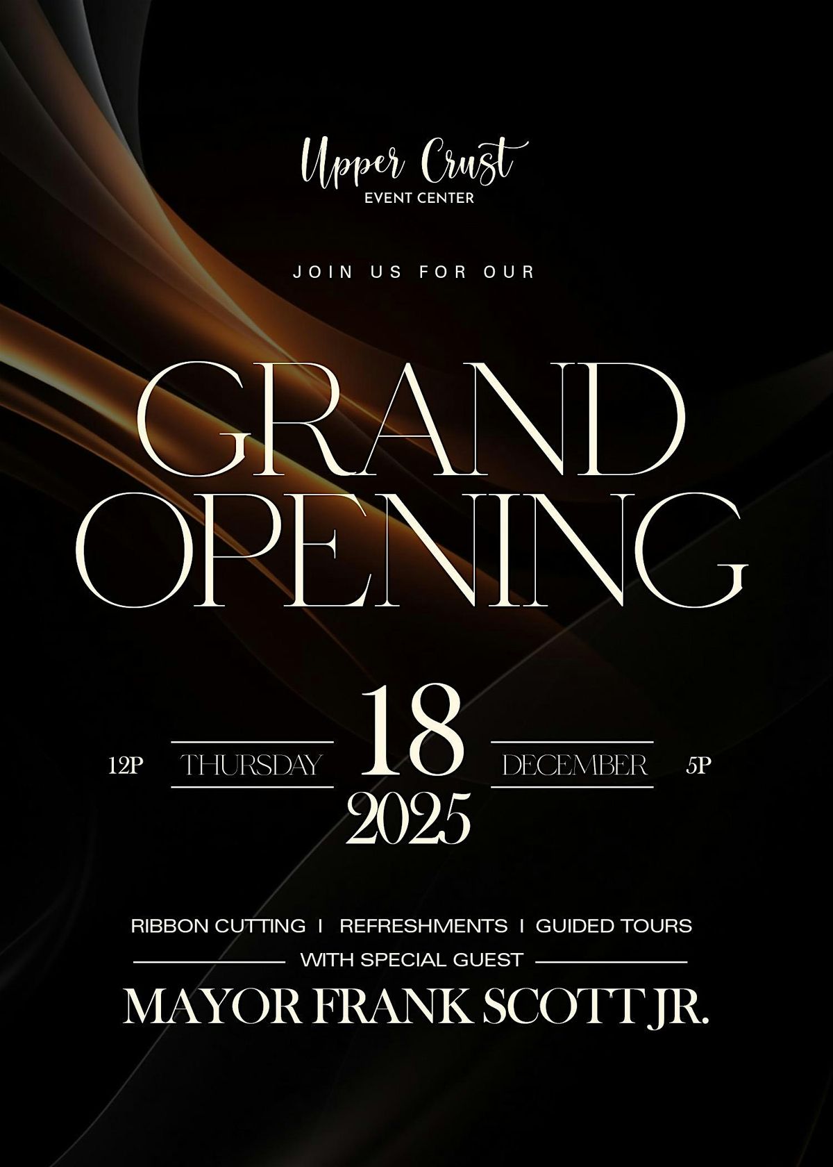 Upper Crust Events Ribbon Cutting