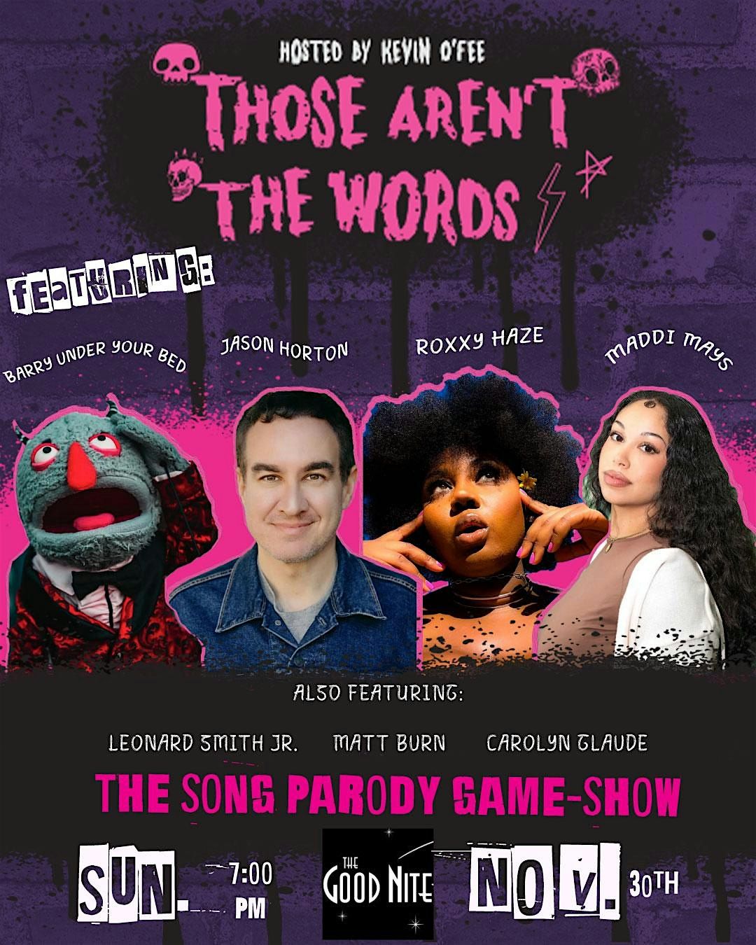 Those Aren\u2019t the Words - Song Parody Game Show