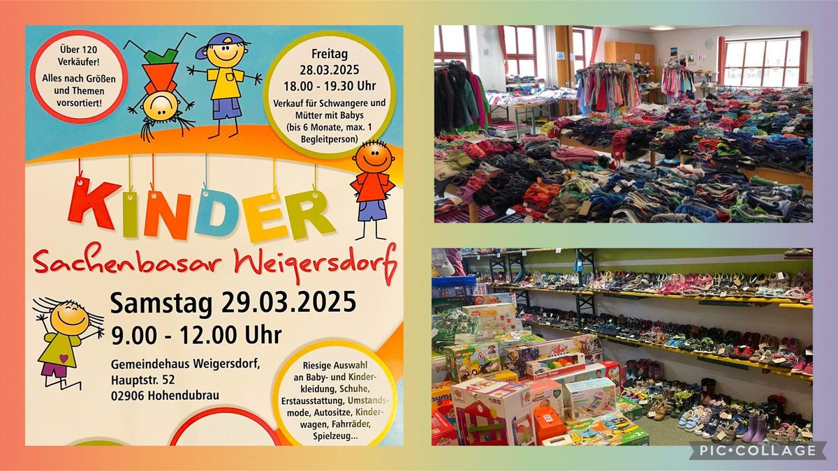 Kindersachenbasar mit Spielzeugflohmarkt Weigersdorf