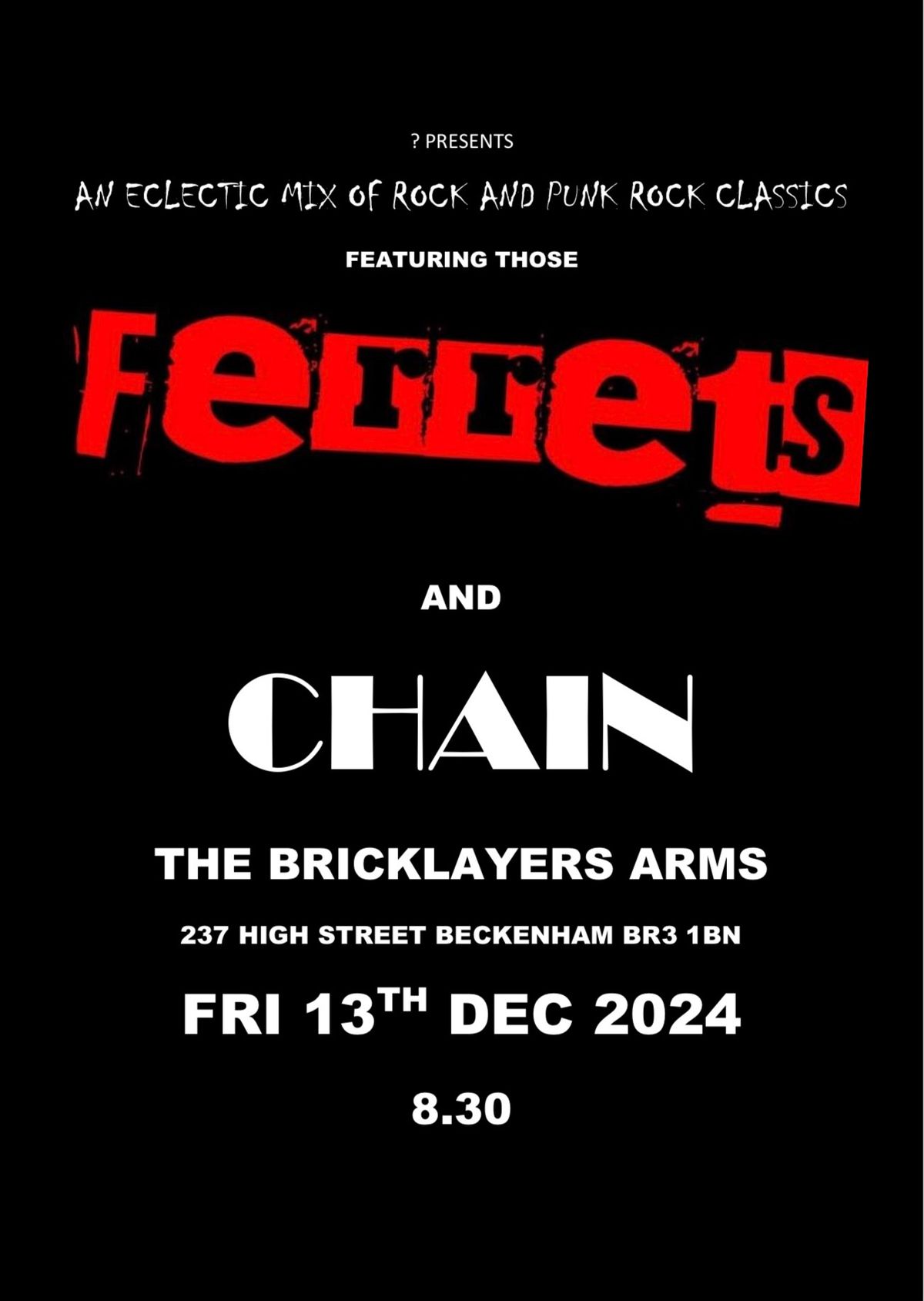 Ferrets Xmas Special - with Chain