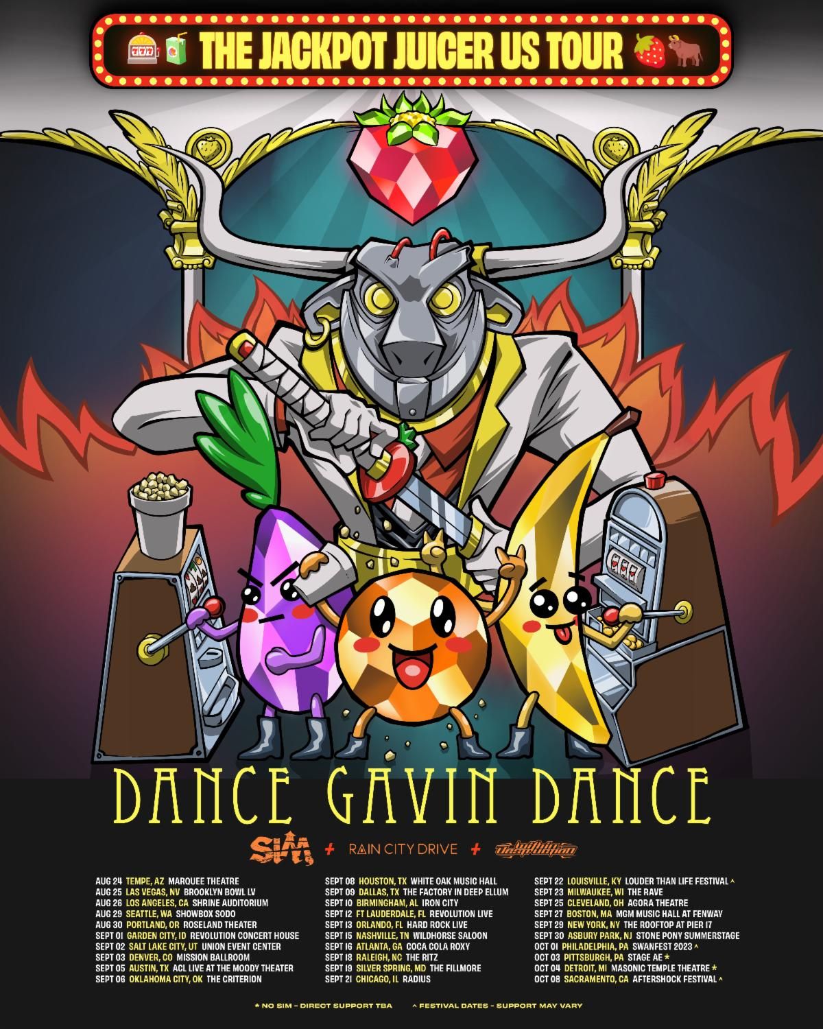 Dance Gavin Dance at Coca-Cola Roxy Theatre