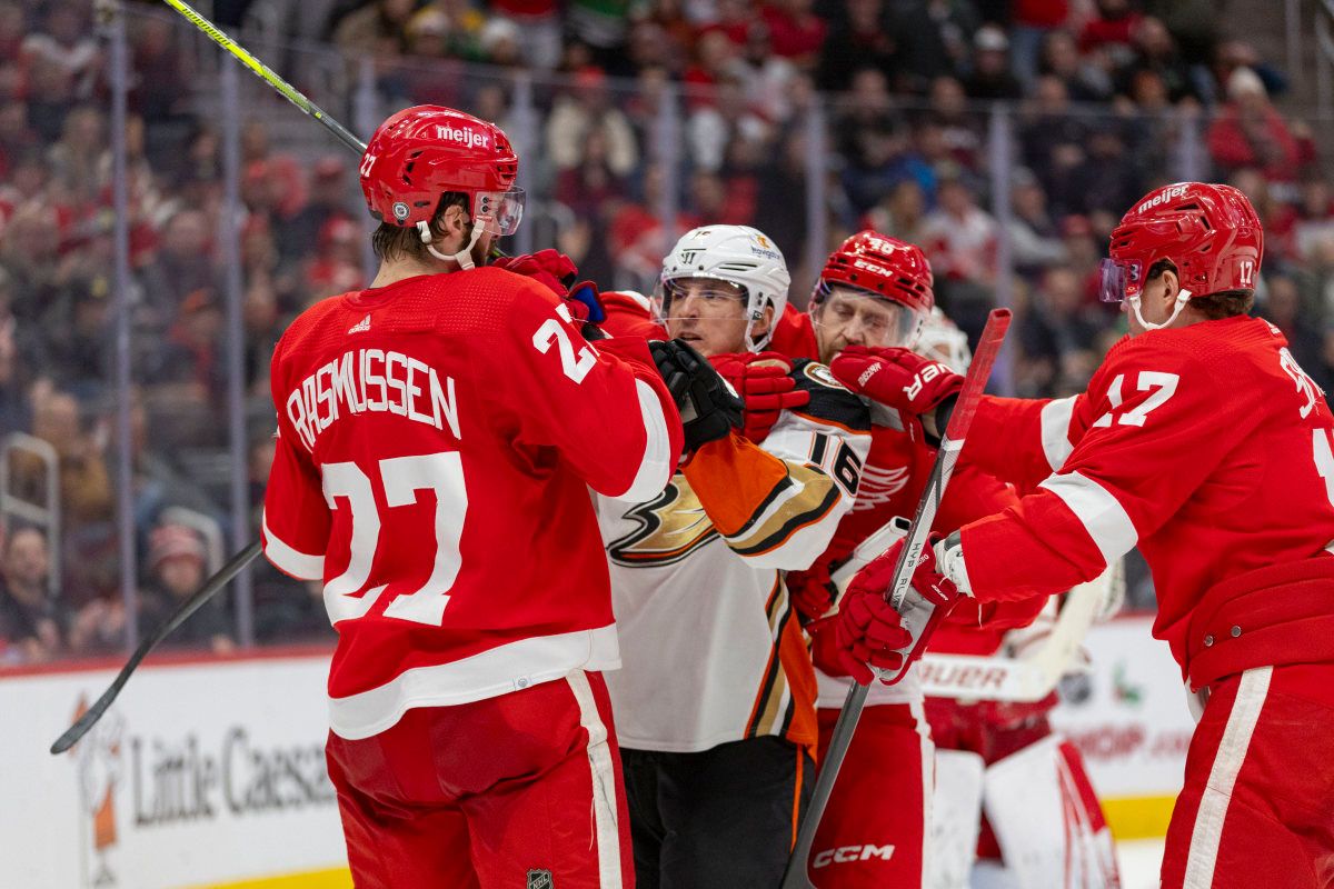 Anaheim Ducks at Detroit Red Wings at Little Caesars Arena