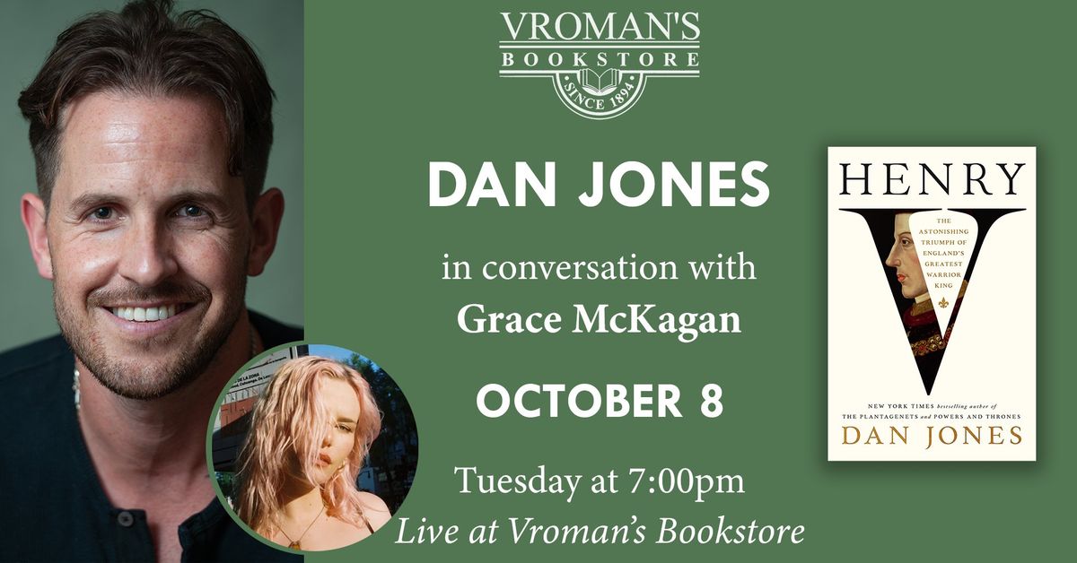 Dan Jones, in conversation with Grace McKagan, discusses Henry V