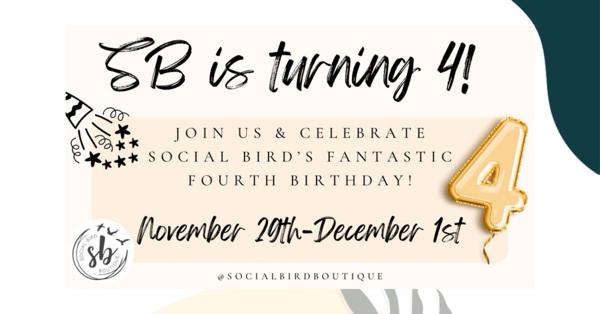 Celebrate + Be Social! 