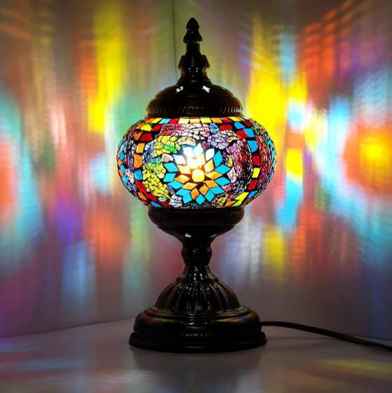 Mosaic Turkish Lamp  