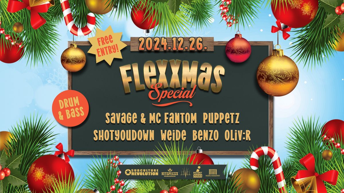 FLEXXMAS DRUM AND BASS @ Instant Fogas 