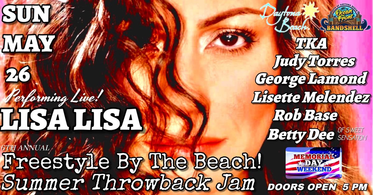 Freestyle By The Beach!  Feat. Lisa Lisa Live in Concert! 