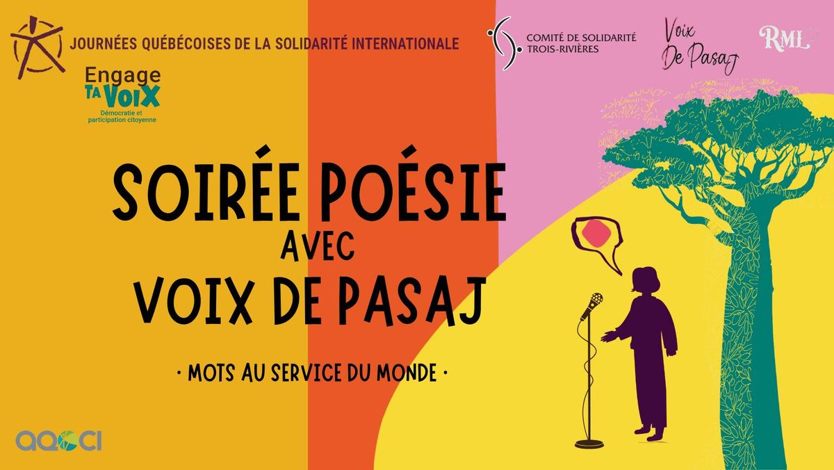 Soir\u00e9e po\u00e9sie - Mots au service du monde 