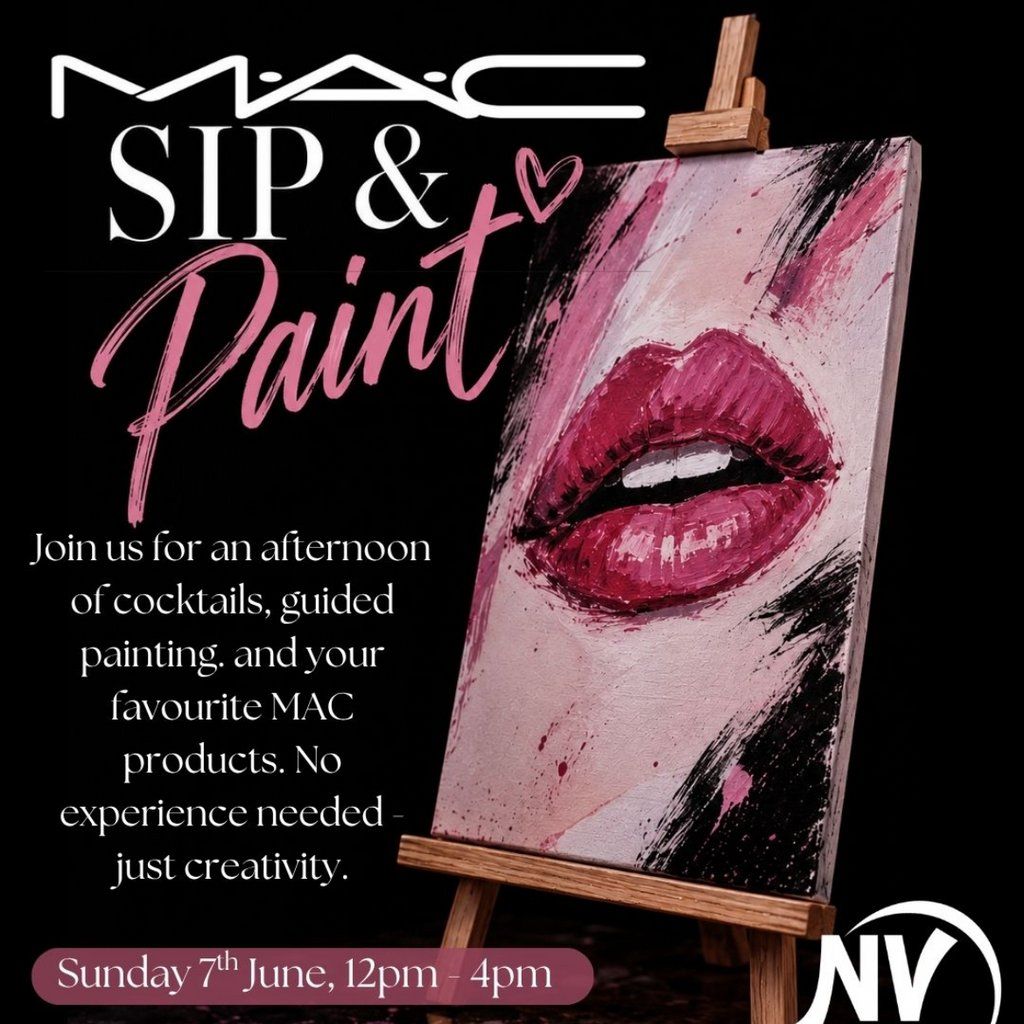 MAC Sip & Paint in collaboration with Noir Vybez