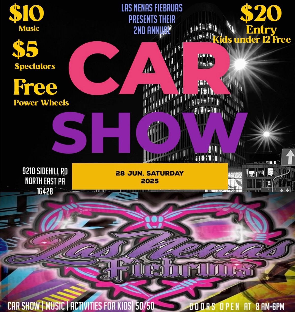 Las Nenas Fiebruas 2nd Annual Car Show 