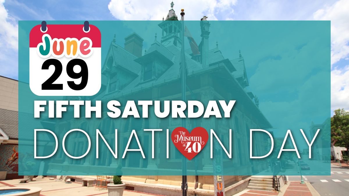 Fifth Saturday Donation Day