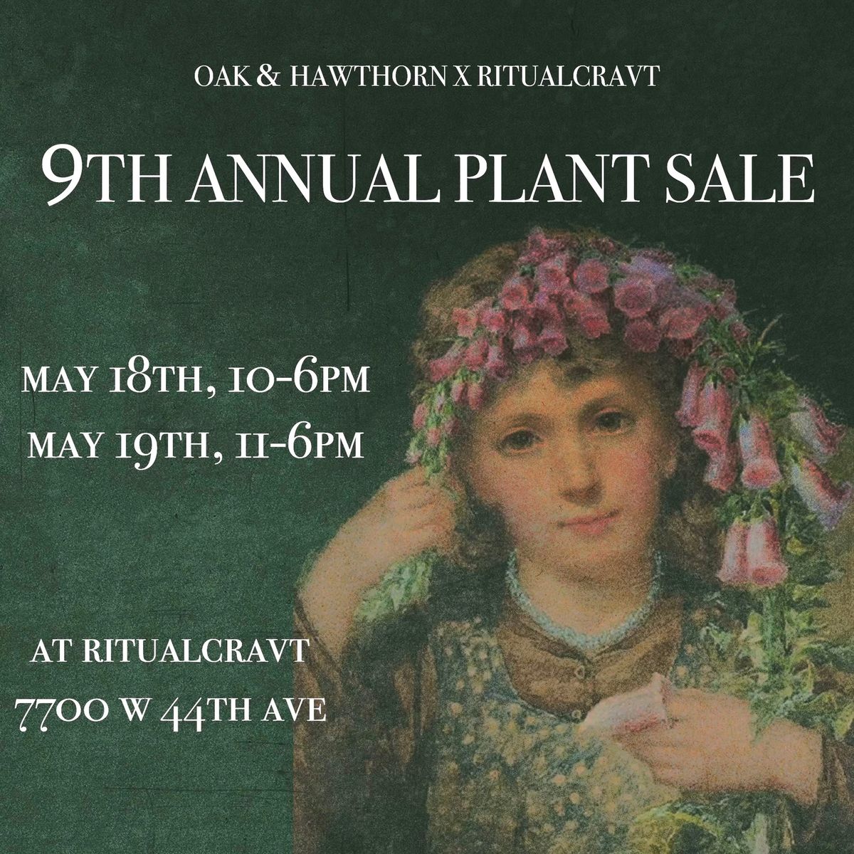 9th Annual Spring Plant Sale with Oak and Hawthorn
