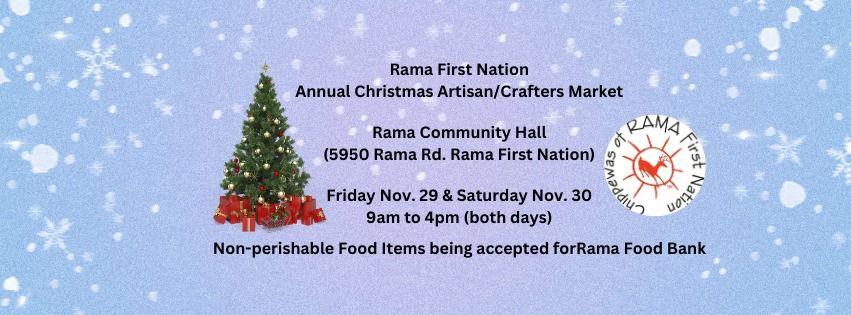 Rama First Nation Annual Christmas Artisan\/Crafters Market