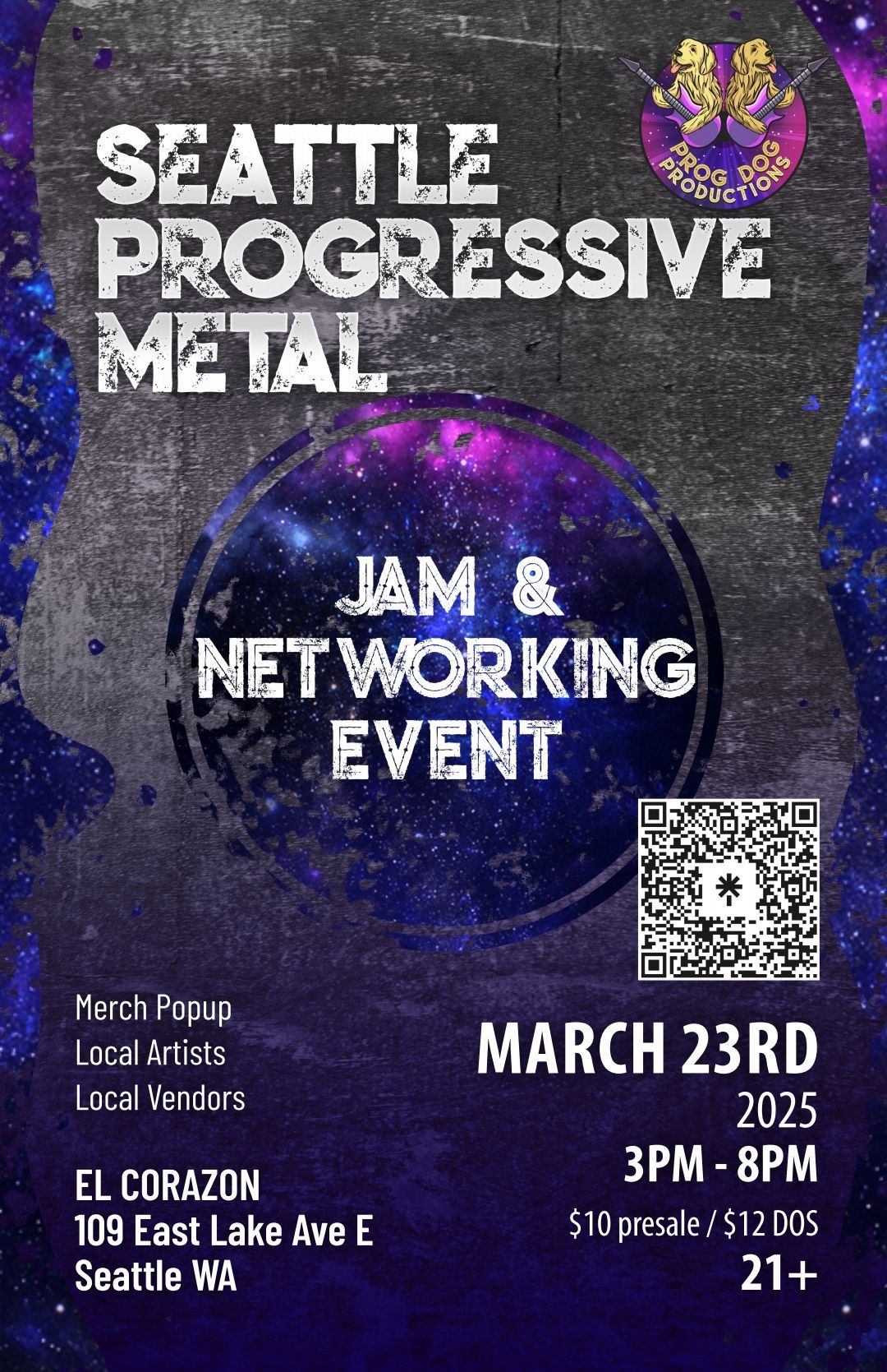 SEATTLE PROGRESSIVE METAL JAM 21 MARCH 2025