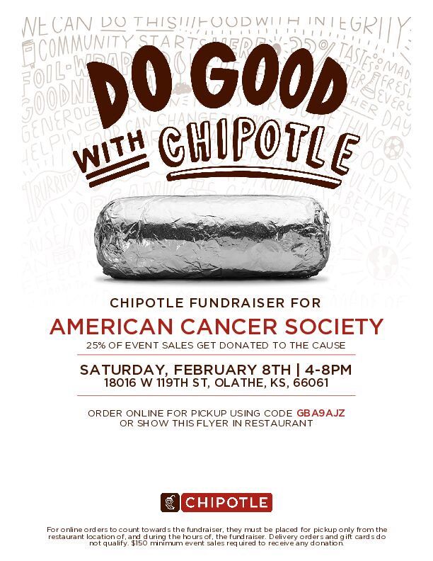 Chipotle Fundraiser.