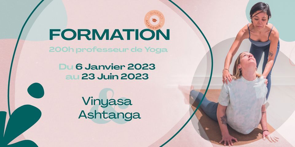 Formation 200h professeur de Yoga Vinyasa & Ashtanga - Session janvier 2023
