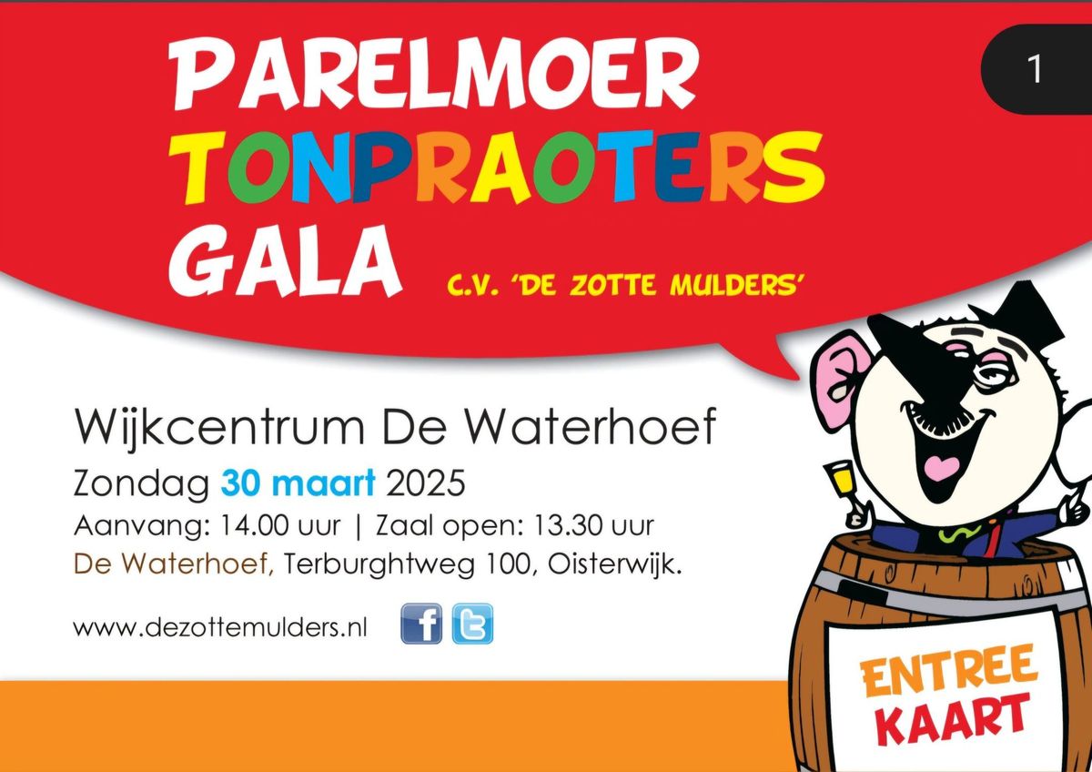 Parelmoer Tonpraoters Gala