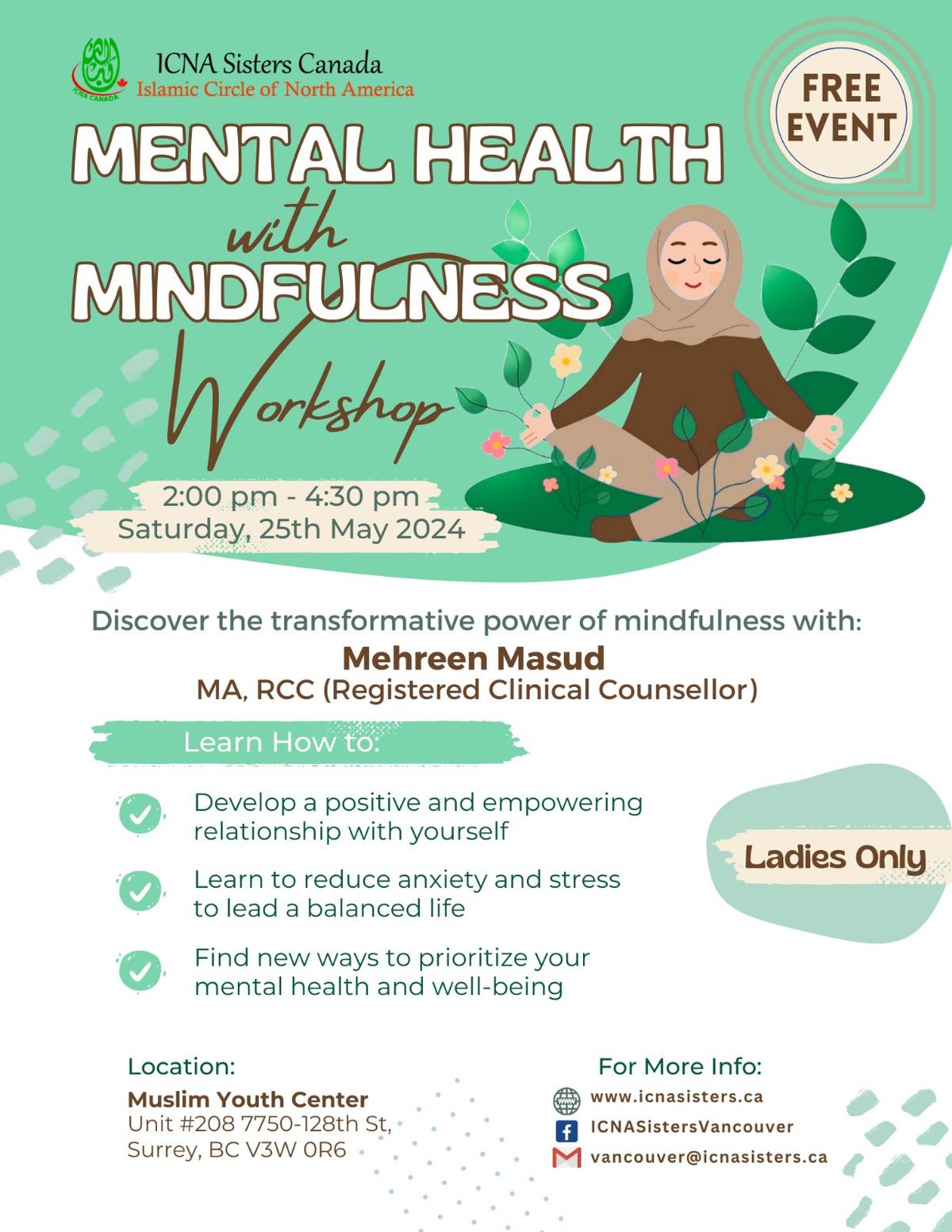 Mental Health Workshop- Urdu and Ladies only