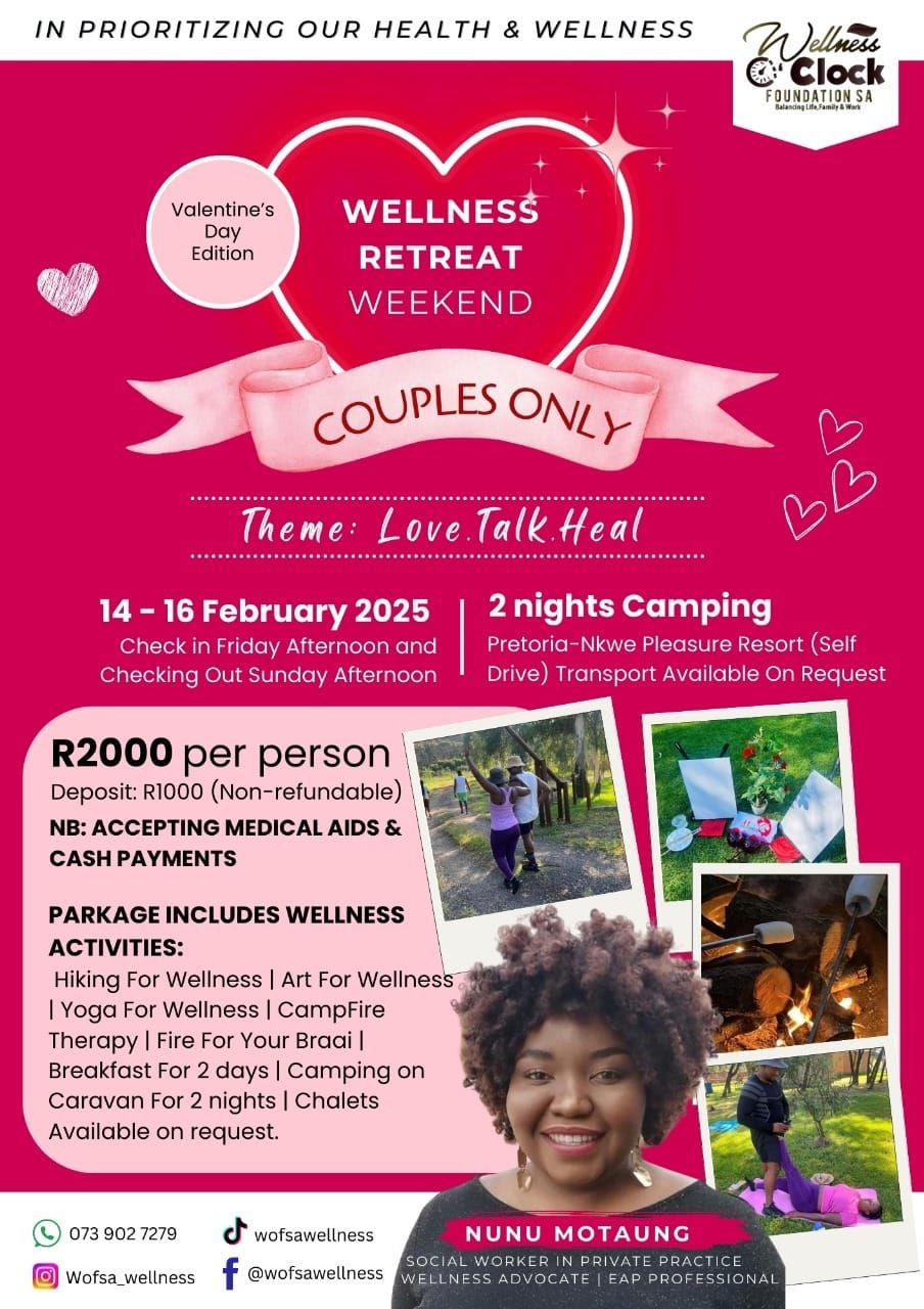 VALENTINE'S WELLNESS RETREAT WEEKEND\ud83d\udc95 COUPLES ONLY\ud83d\udc95