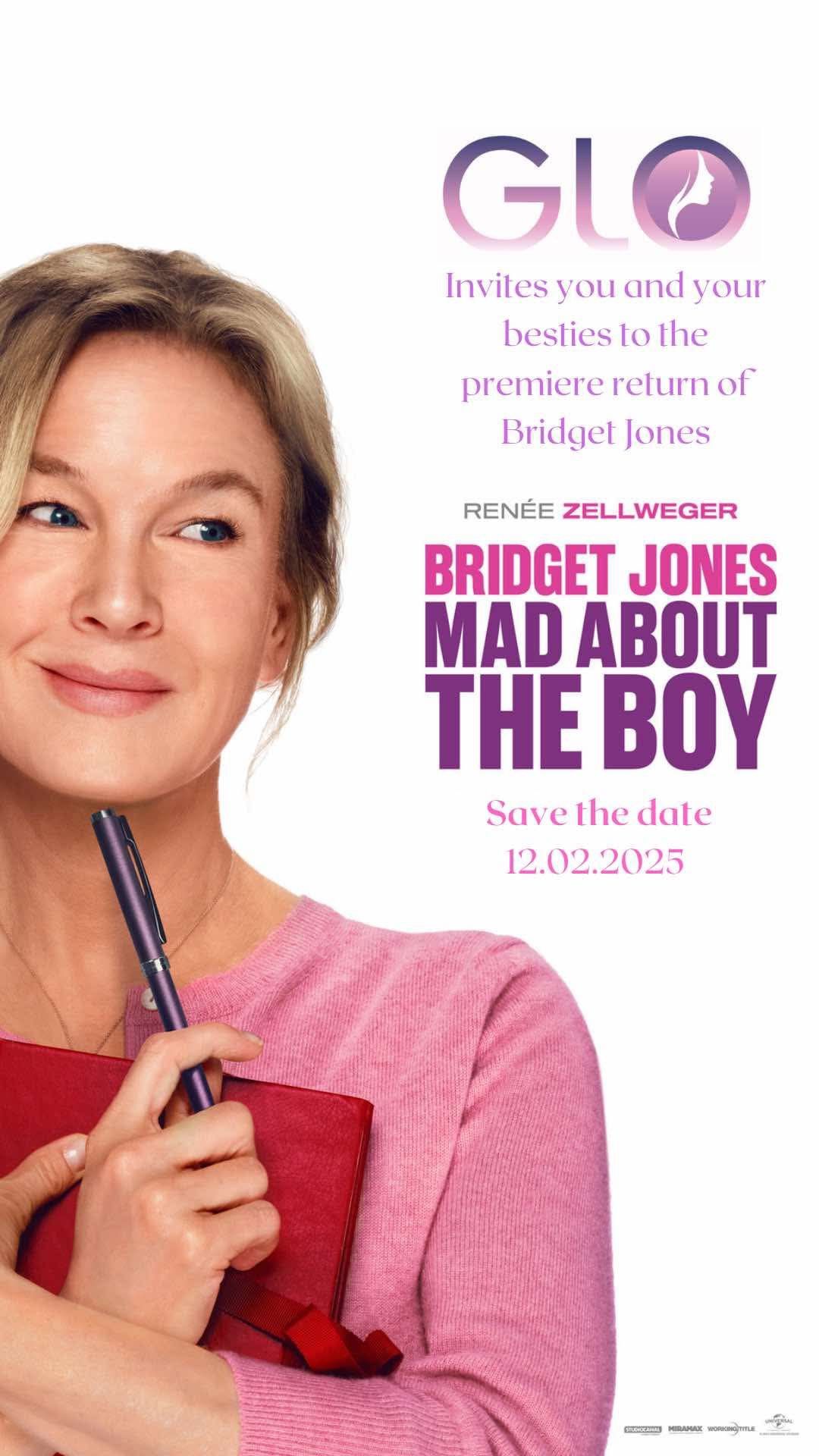 GLO Presents: Bridget Jones - Mad About the Boy Premier Night!