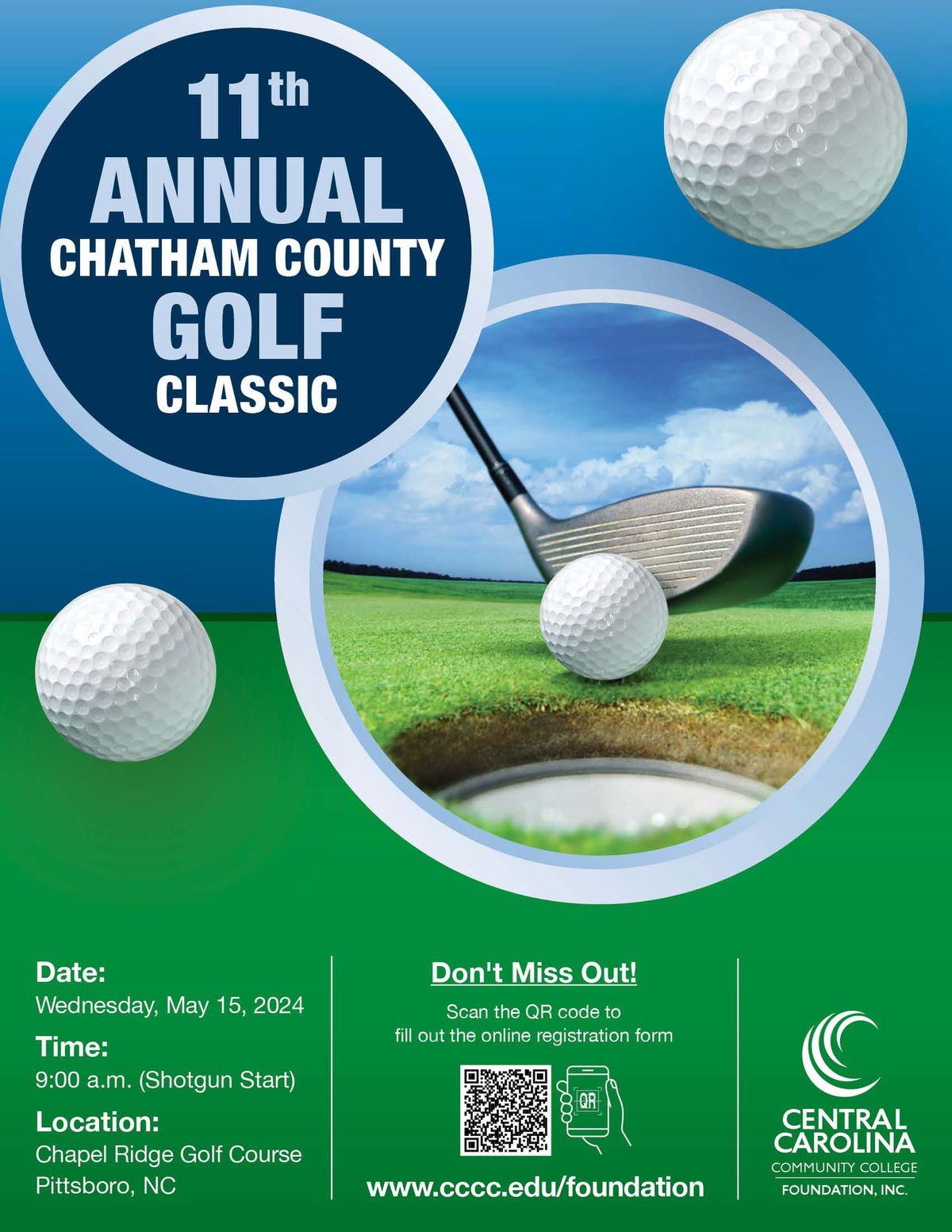 11th Annual CCCC Foundation Chatham County Golf Classic