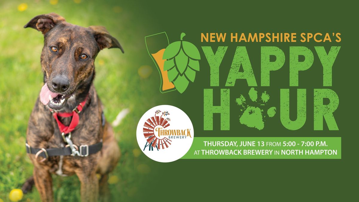 Yappy Hour at Throwback Brewery