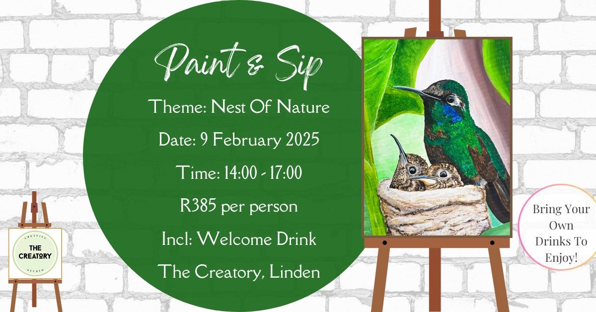 Paint & Sip: Nest Of Nature