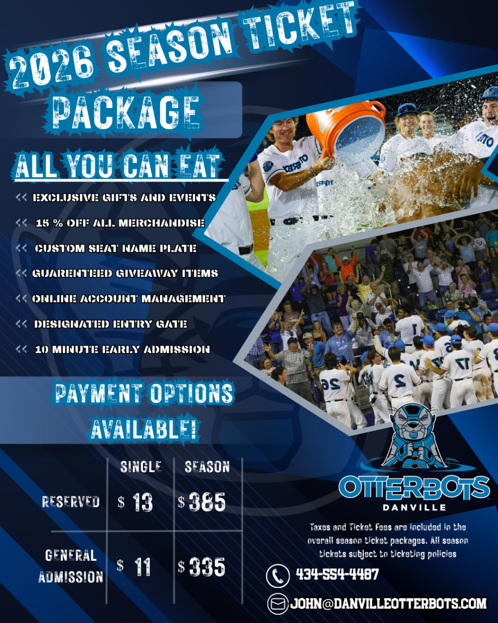 Danville Otterbots at Greeneville Flyboys at Pioneer Park - Greeneville