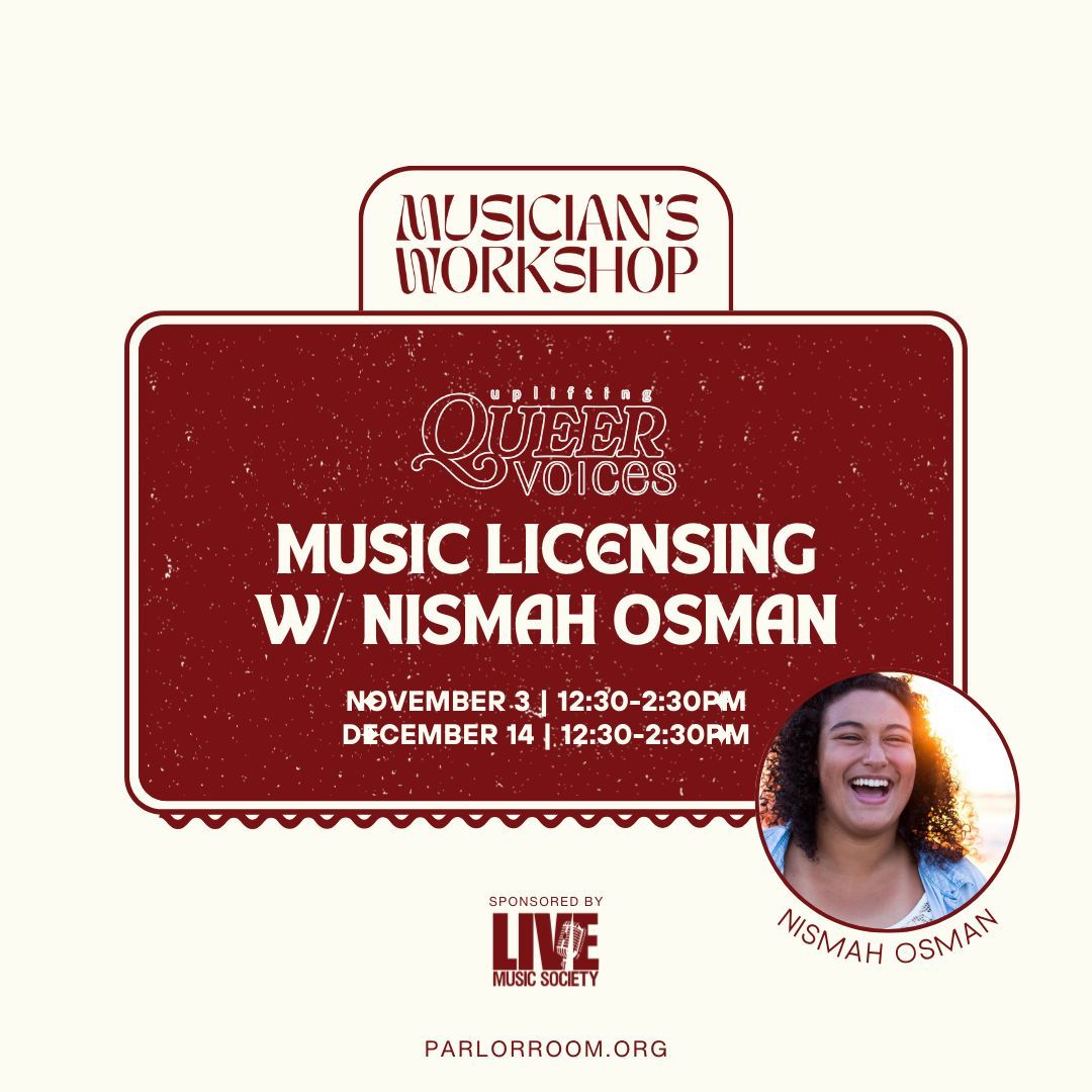 Music Licensing w\/ Nismah Osman at Iron Horse