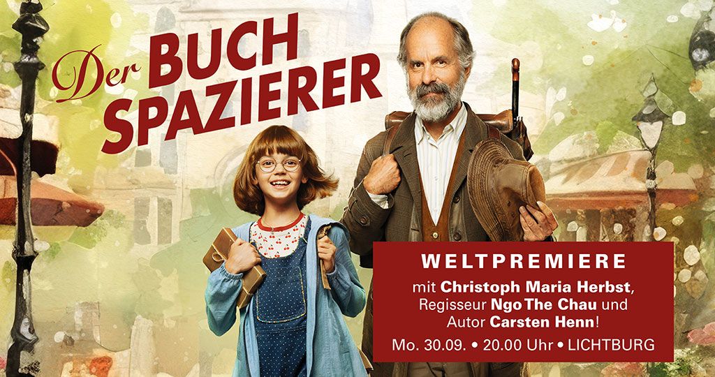 Weltpremiere: Der Buchspazierer