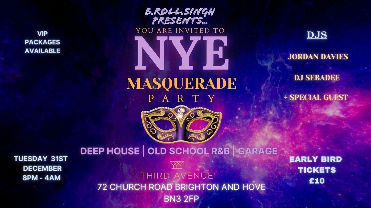 NYE MASQUERADE PARTY 