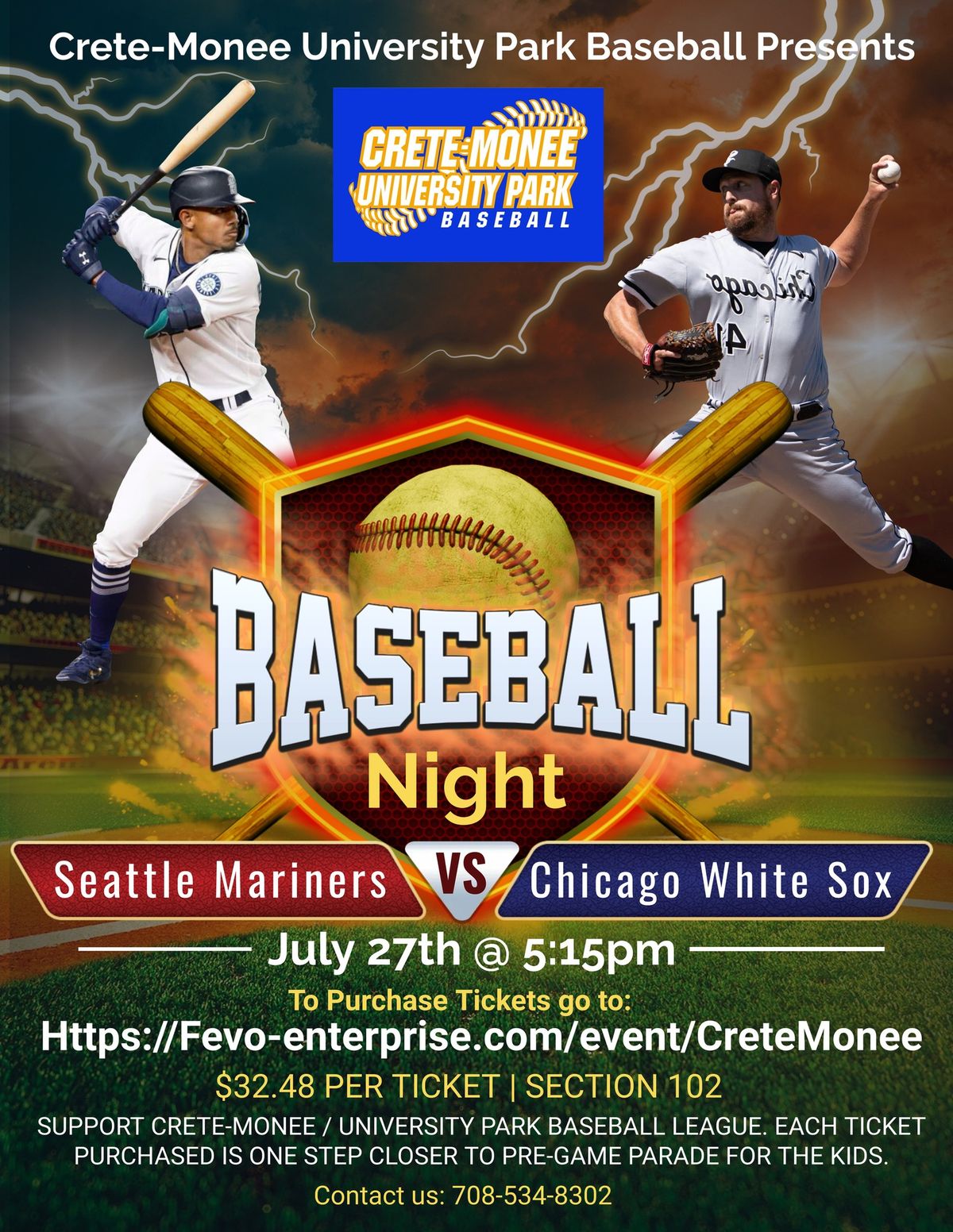 Baseball Night: Seattle Mariners VS Chicago White Sox