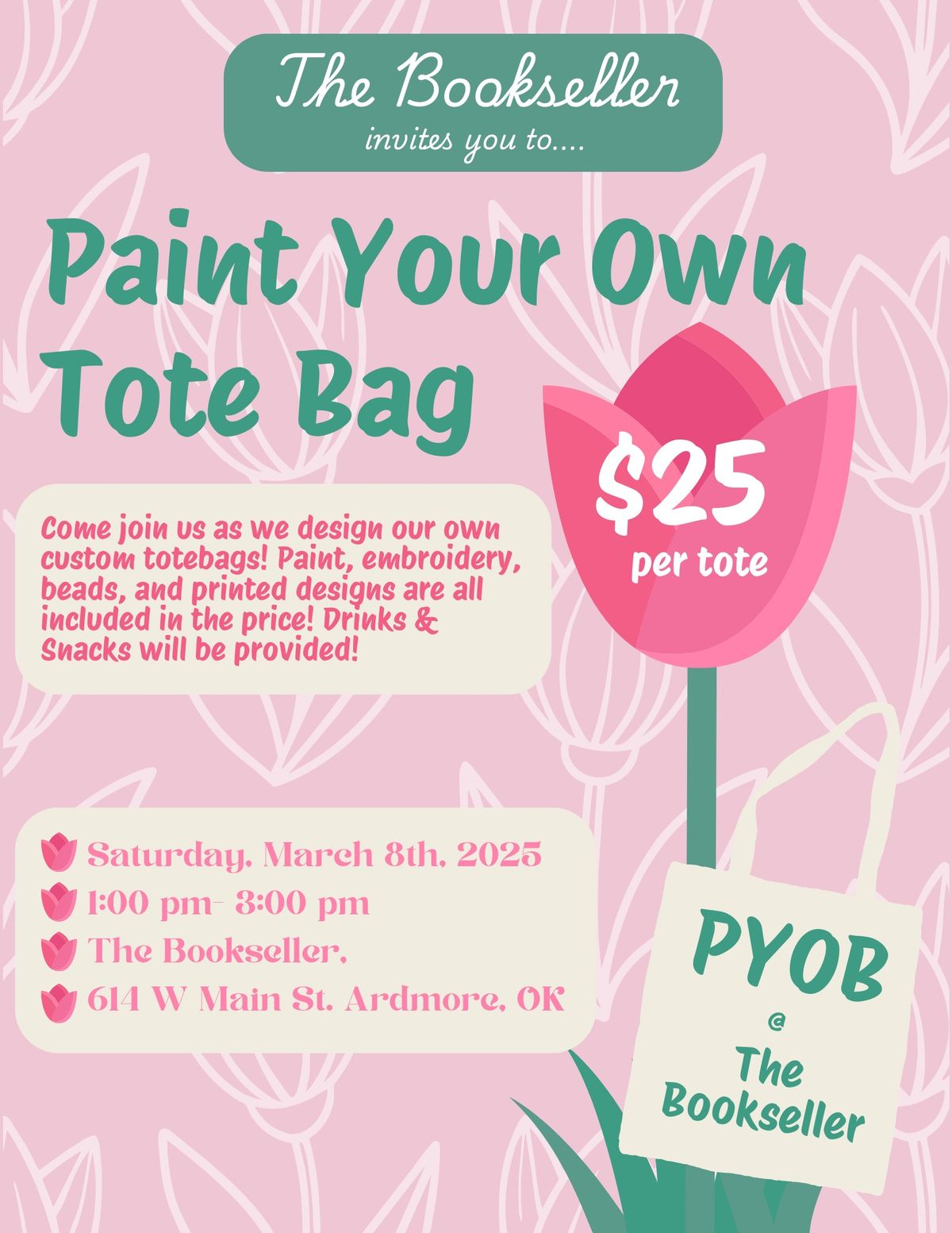 Paint Your Own Tote Bag!