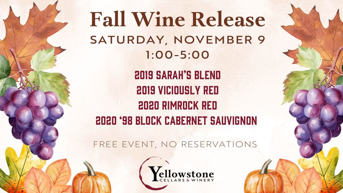 Fall Wine Release Party