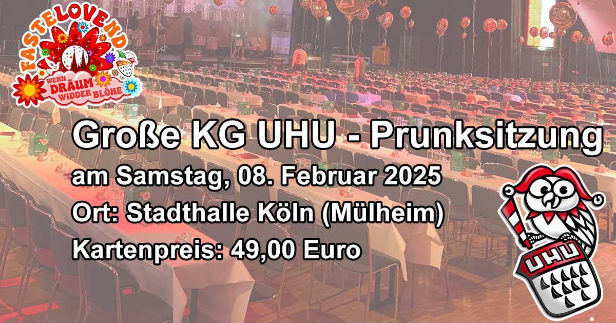 Gro\u00dfe KG UHU - Prunksitzung