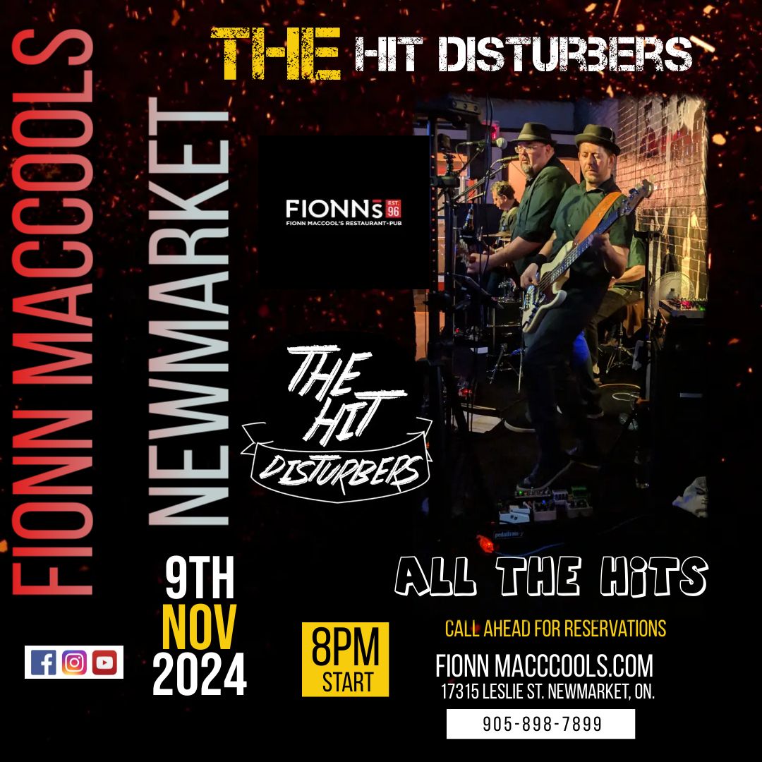 The Hit Disturbers at Fionn MacCools Newmarket